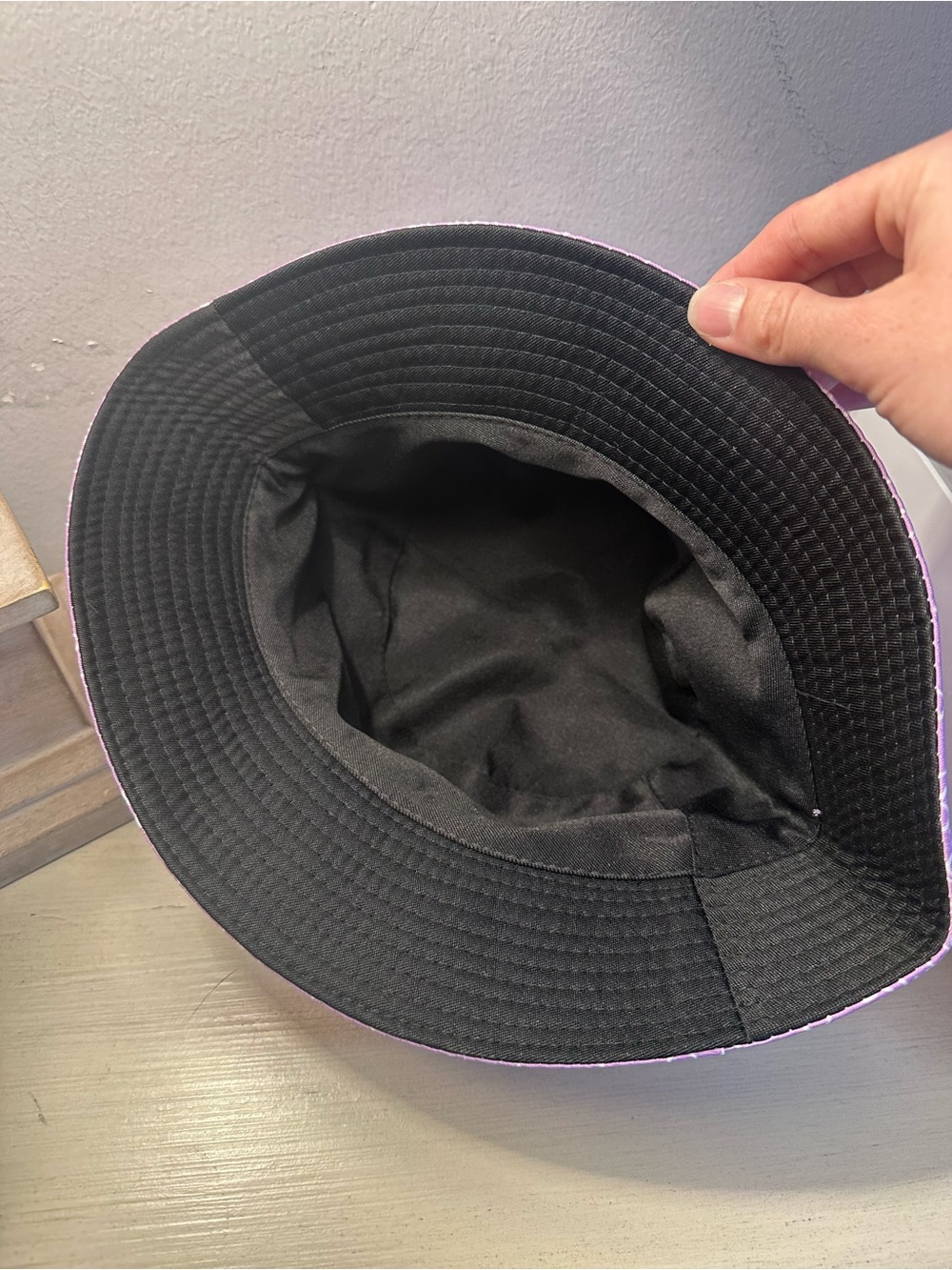 Purple Monogram Bucket Hat Y2K Streetwear - Picture 4 of 4
